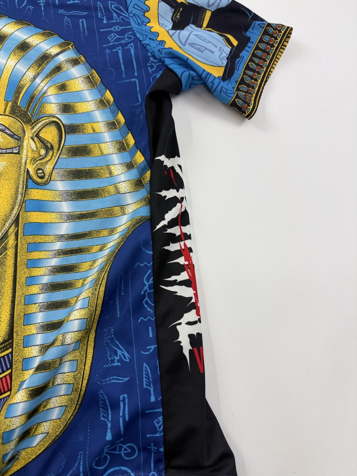 Primal Wear Cycling Jersey Mens Medium Multicolor King Tut Egyptian Pharaoh