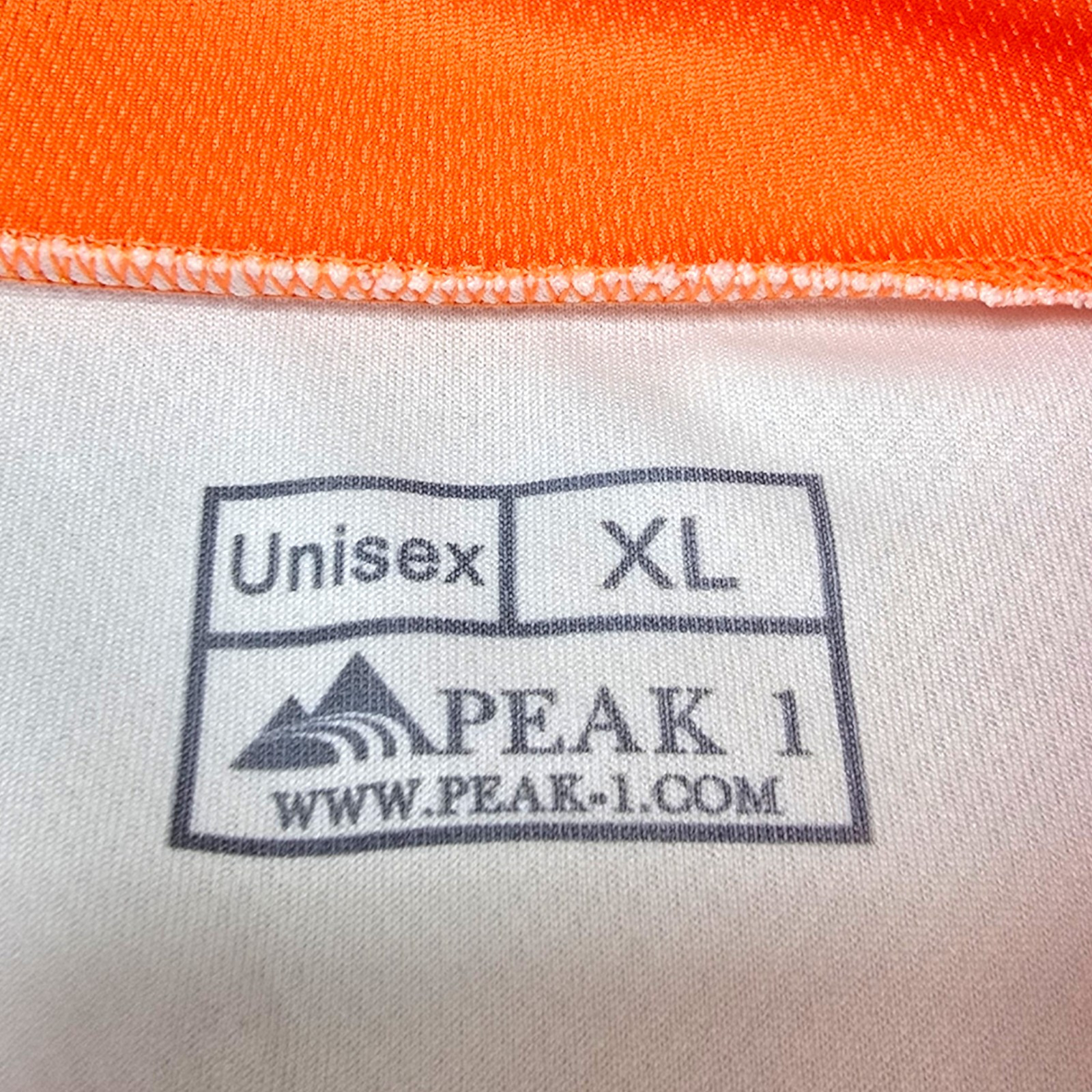 Peak 1 Cycling Jersey Unisex XL White Purple 2010 Hilly Hundred Indiana Map Zip