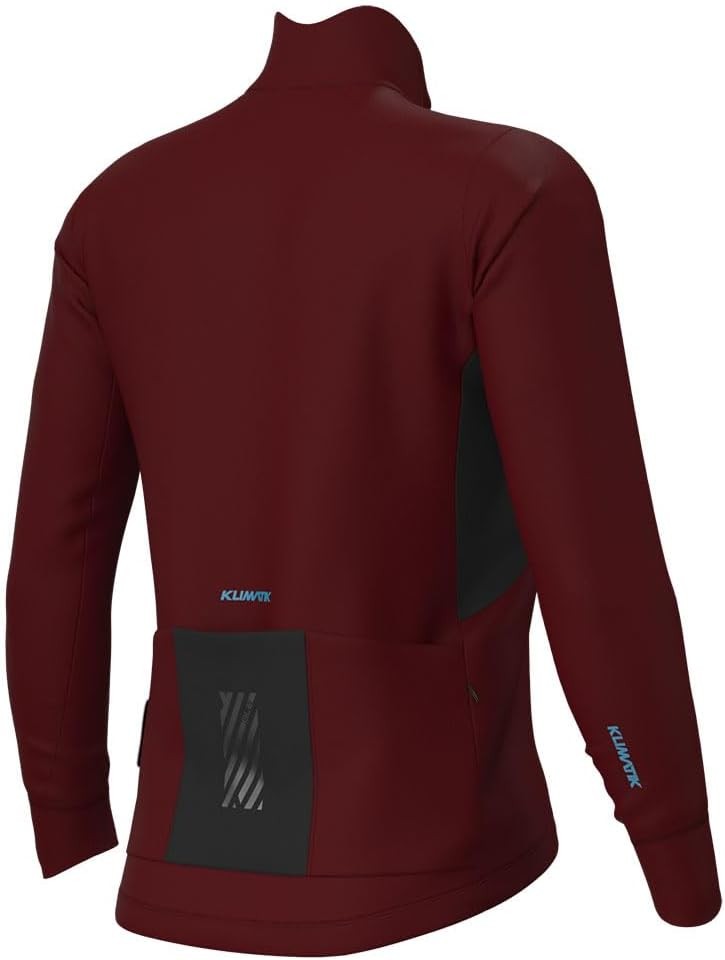 ALE’ Men’s Klimatik K-idro Water Repellent Long Sleeve Jersey (Pack of 1) L Ruby