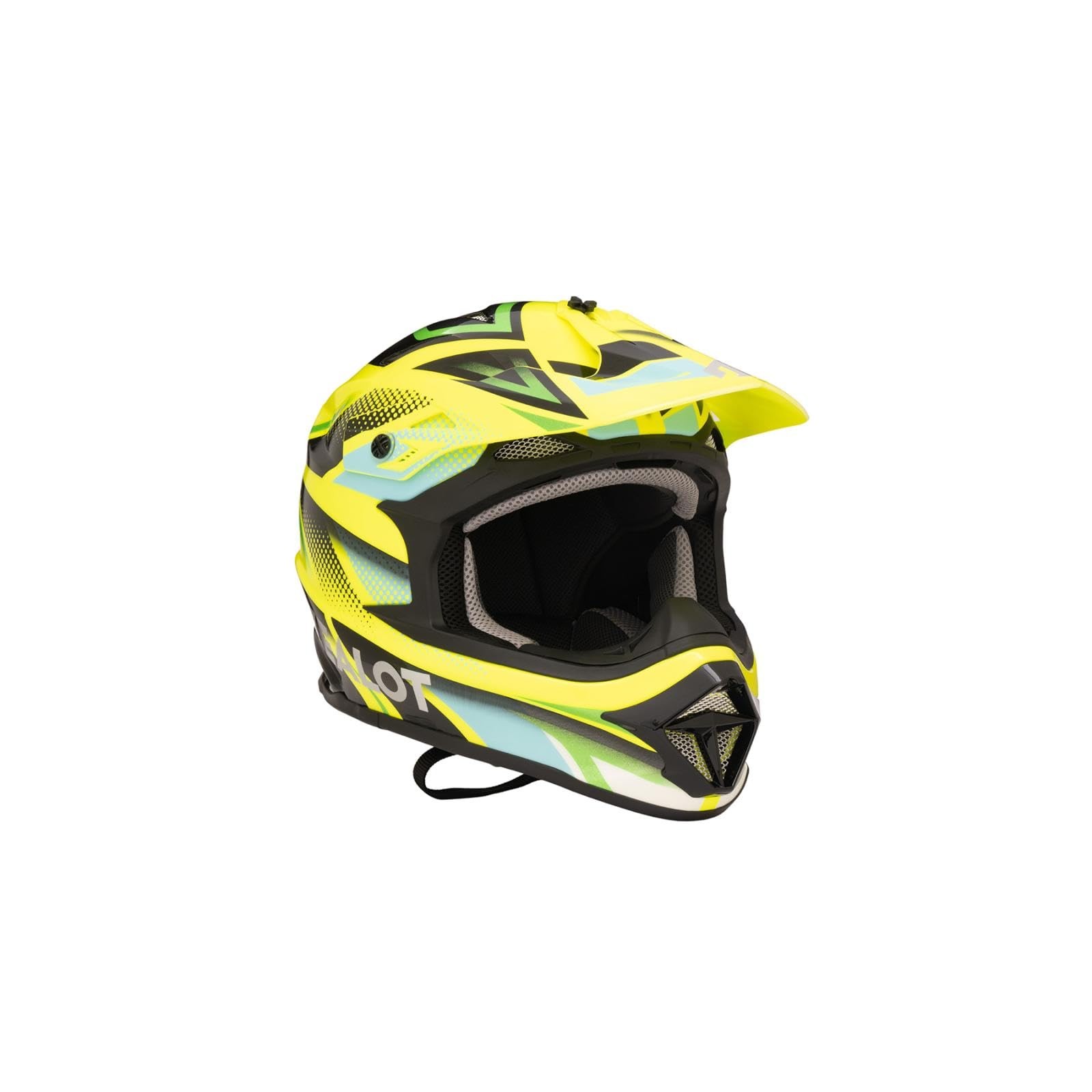 ZEALOT Mud Jumper 2 Off-Road Helmet Off-Road Graphic Flow Yellow/Black Green XXL