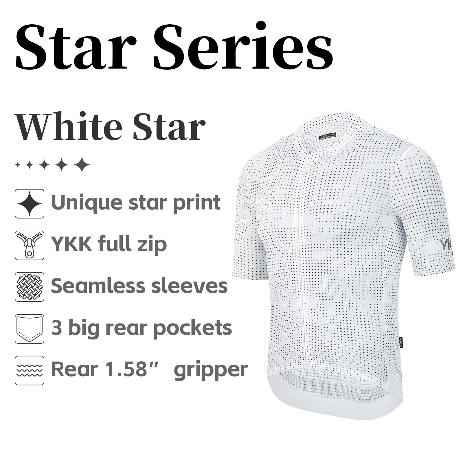 Cycling Jersey Men with Pockets Bike Jersey Full Zip Biking Shirts for Men Cy…