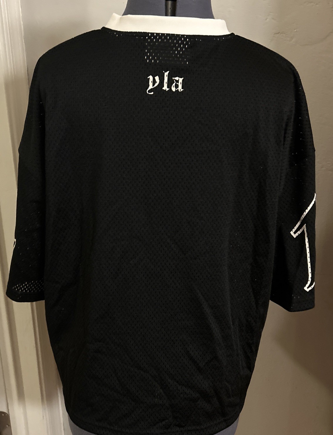 YoungLA Drippy Skull Mesh Jersey Black/White Size Large L (Pre Owned) Sold Out