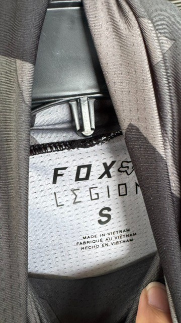 Fox Long Sleeve Ranger Drive Jersey Mens Black and Gray Camo UV Protectant