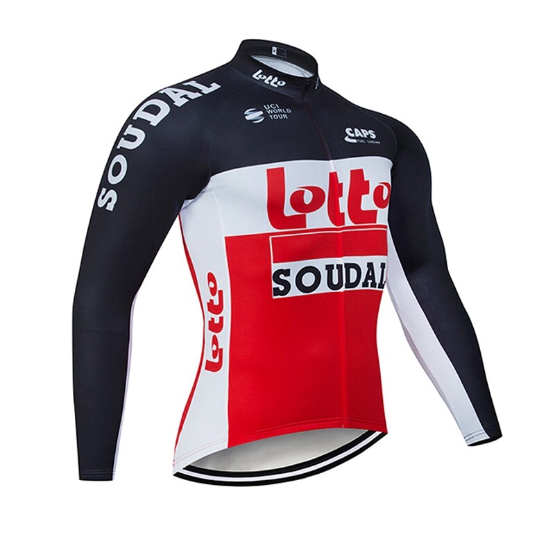 New Cycling Long Sleeve Jersey Men Team Bike Shirt Autumn Outdoor Sports Uniform