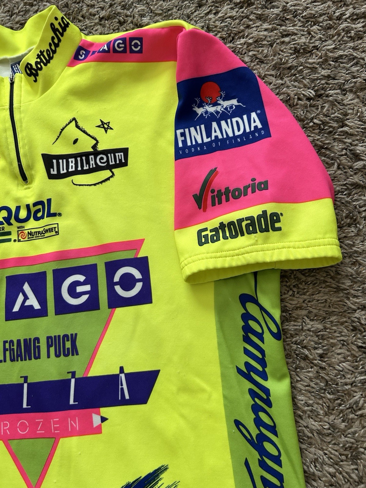 SMS Santini Guess Gatorade Cycling Jersey Spago Wolfgang 90s VTG Italy 3XL