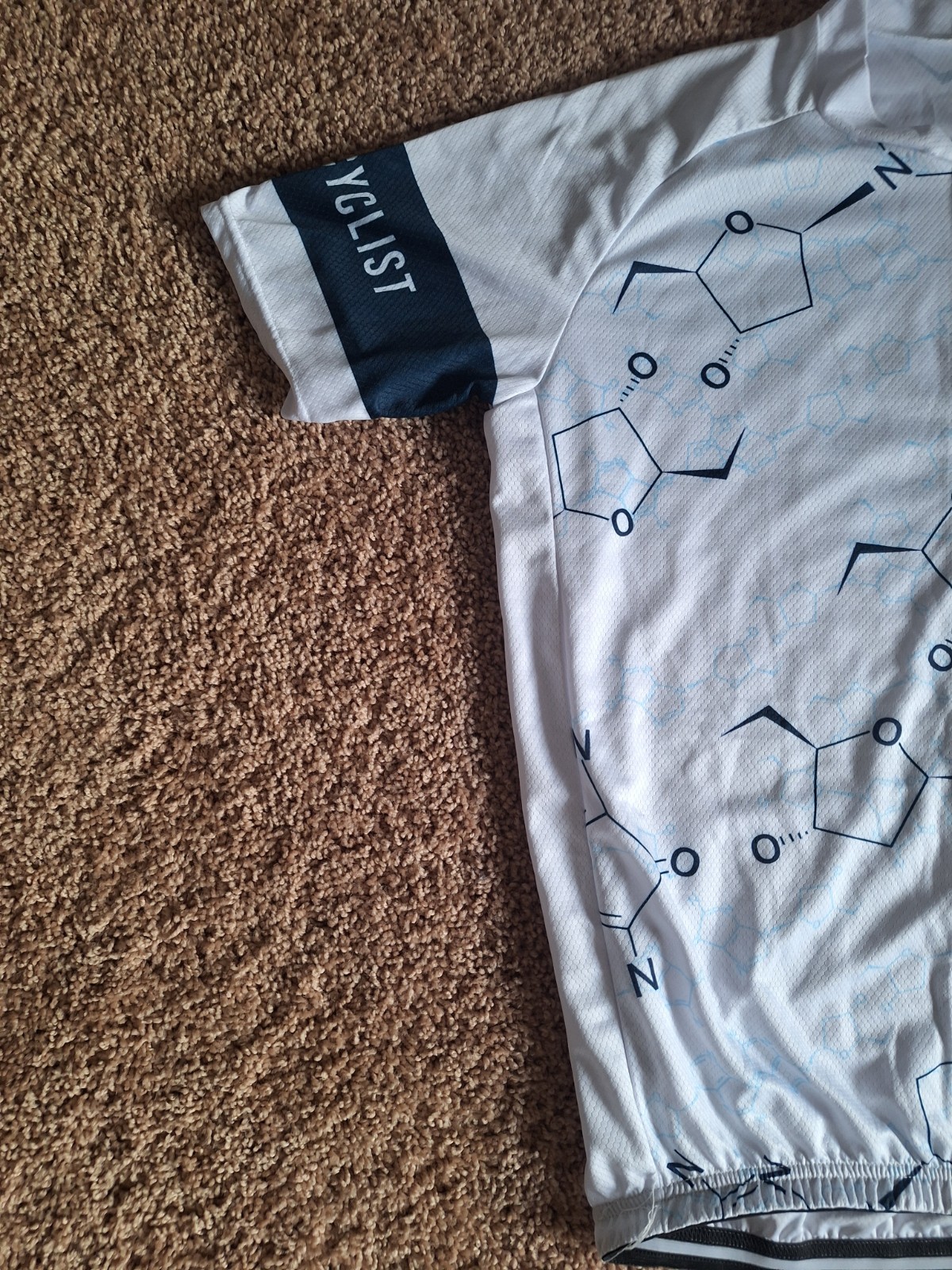 Chemistry Molecules Retro Cycling Jersey XL Men’s Unbranded 100% Polyester