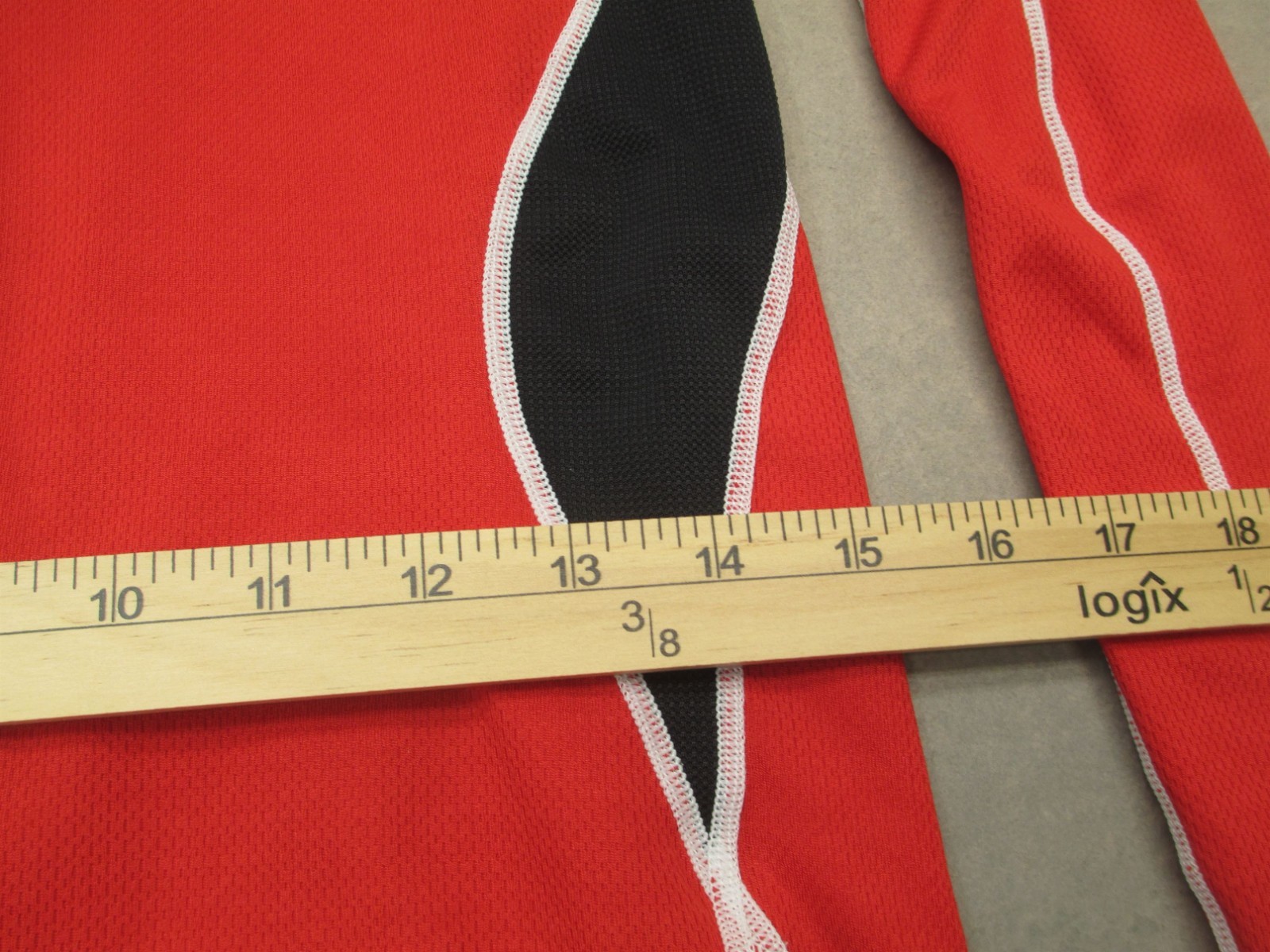 Louis Garneau Size M Womens Red Cycling Compression 1/4 Zip Long Sleeve Top 756