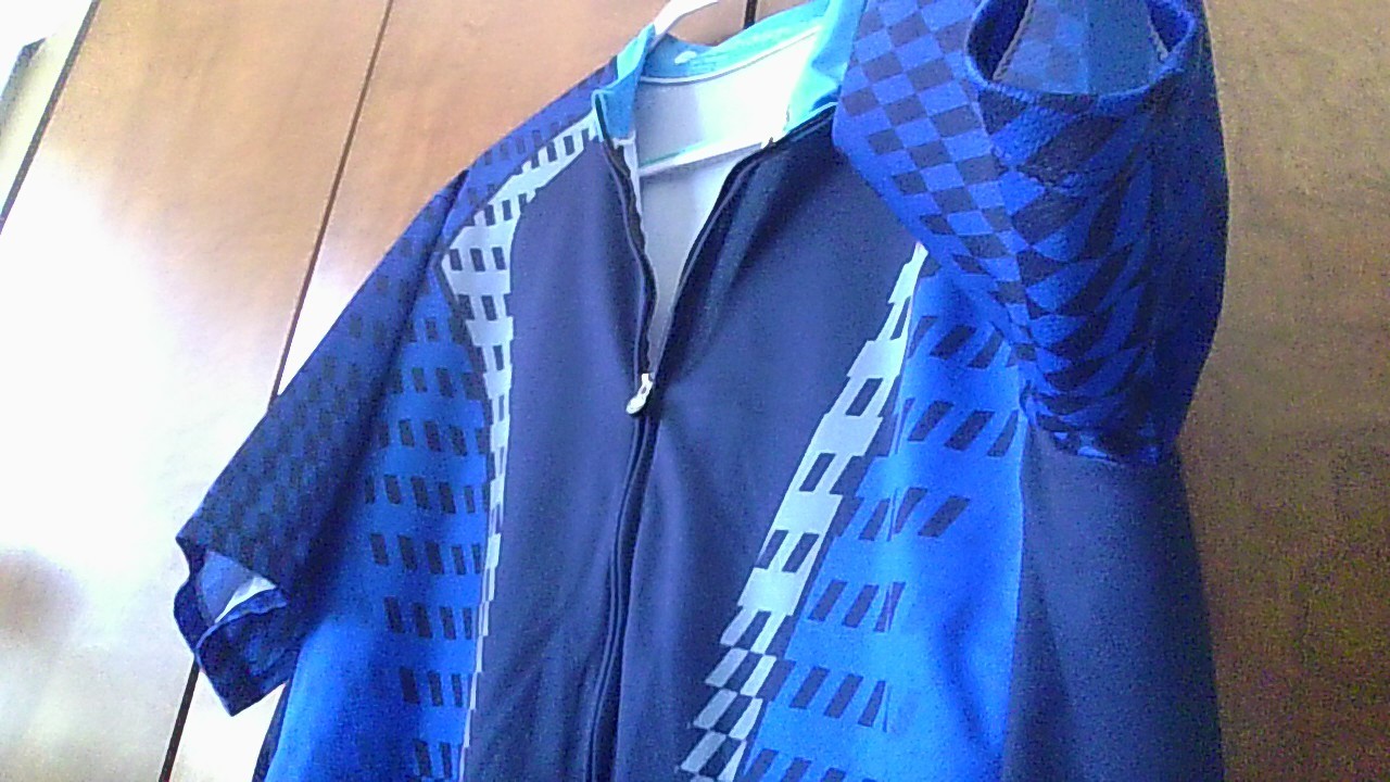Aerotech Designs Power Tread 3XL Cycling Jersey Zip Elastic Hem 3-Poc SSlv Flaws