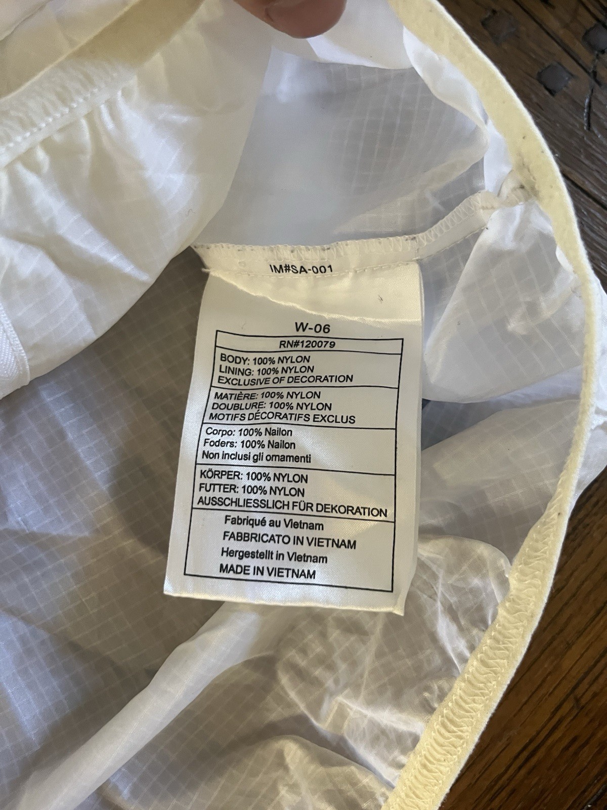 Castelli Windstopper Cycling Jersey Small White/Transparent Full Zip Long Sleeve