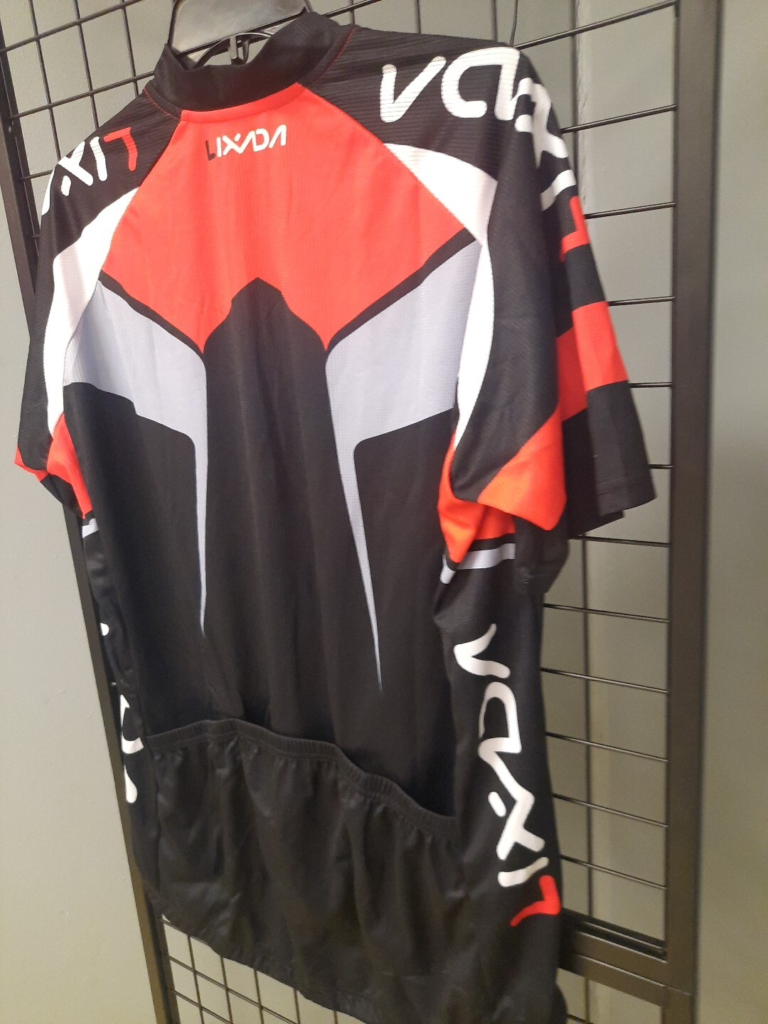 Lixada Cycling Jersey Men’s Size XL Pro Functional Multi Color Full Zip Jacket