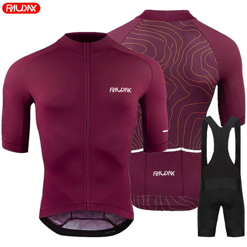 Youth 2025 Men’s Summer Cycling Jersey Set Short Sleeve MTB Bike Clothing