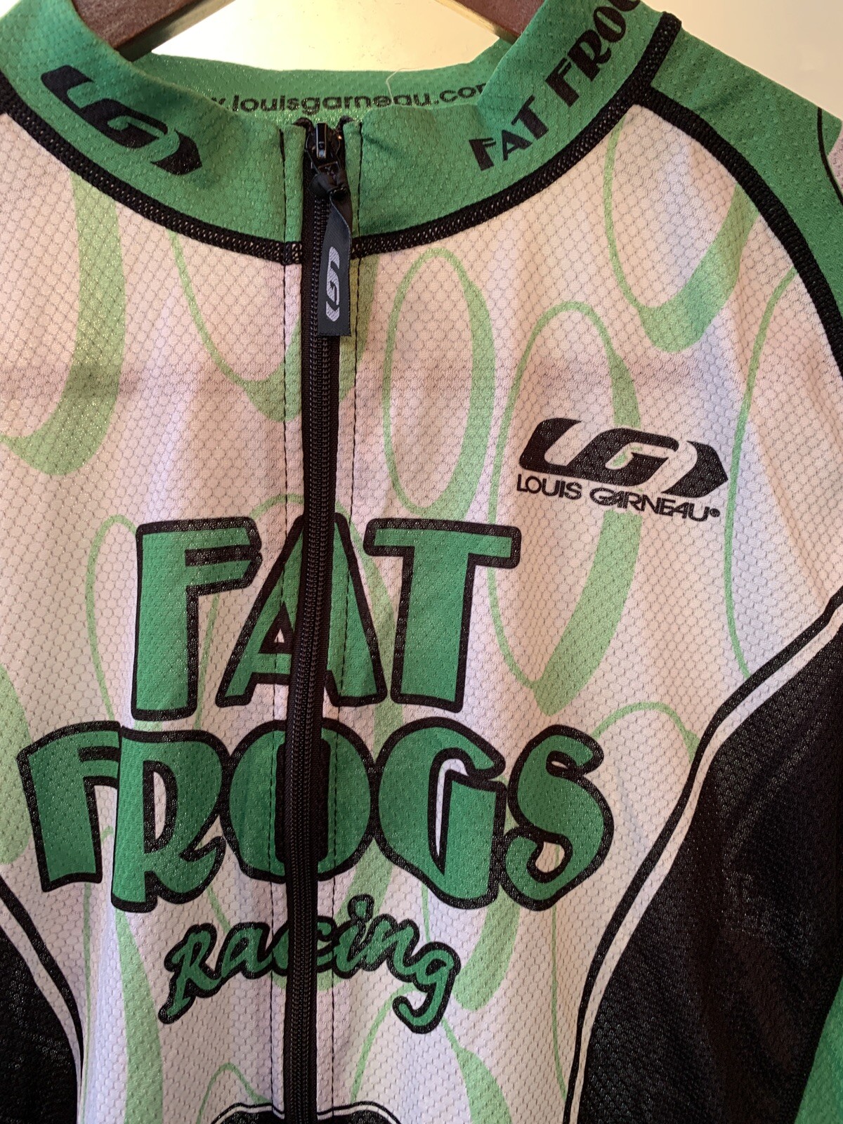 Louis Garneau Cycling Jersey Mens Size 4 Fat Frogs Racing