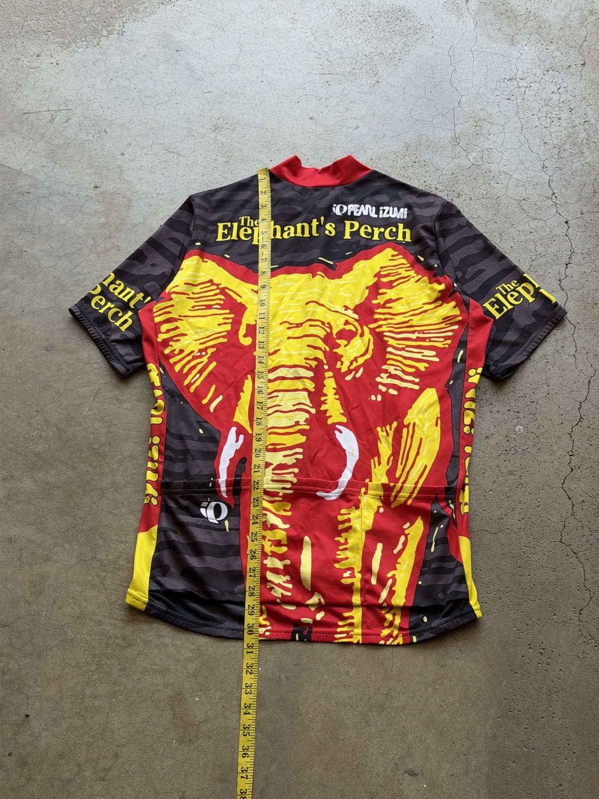 Vintage Pearl Izumi Cycling Jersey Mens XL USA 90s Bike Elephants Perch Idaho