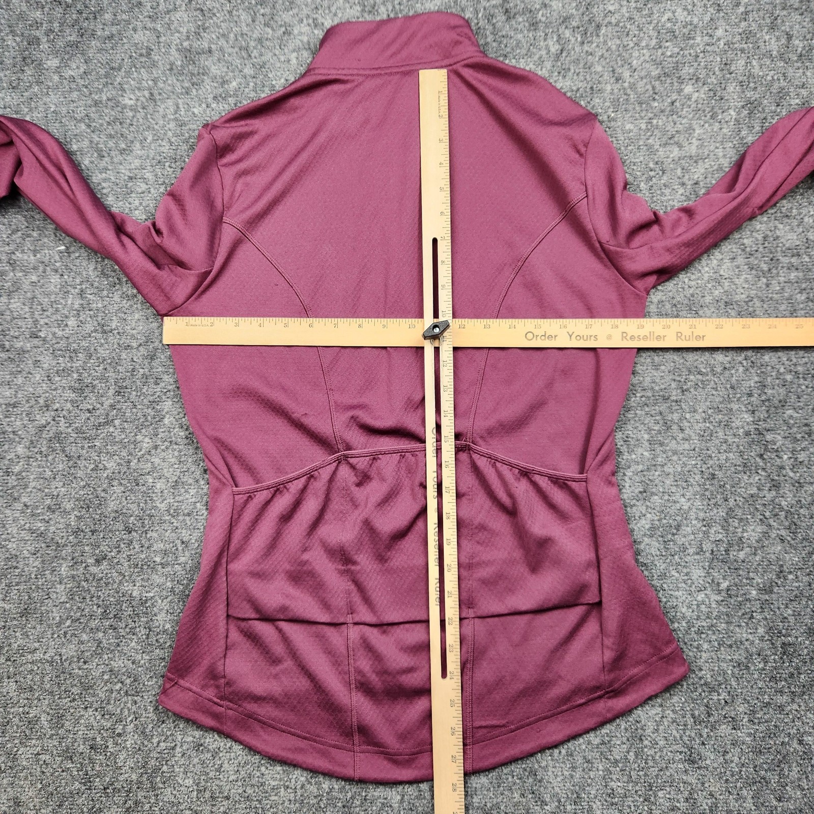 Patagonia Capilene Cycling Bike Jersey Womens Large Pink 1/4 Zip Thermal Top