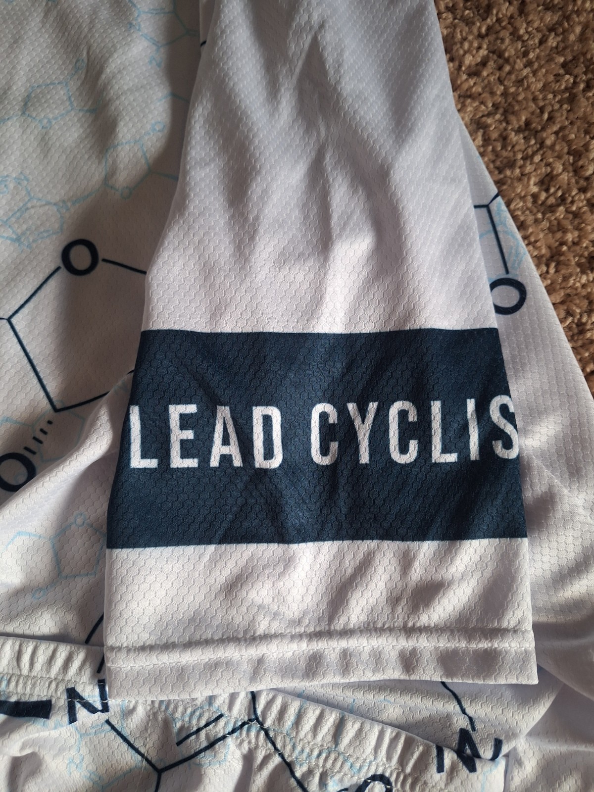 Chemistry Molecules Retro Cycling Jersey XL Men’s Unbranded 100% Polyester