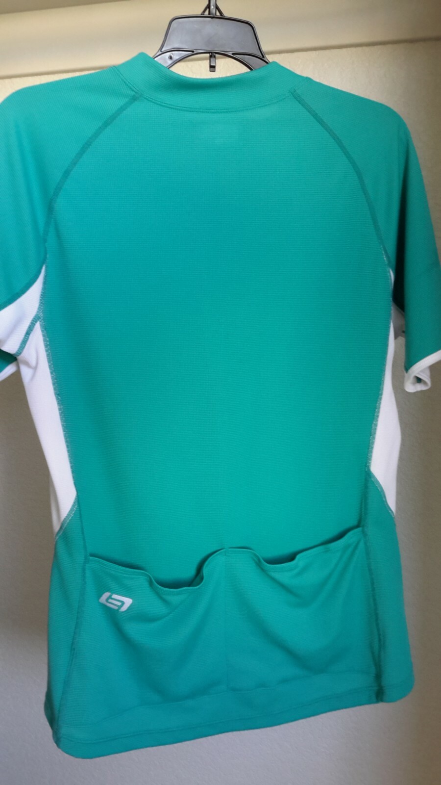 Bellwether Cadence Cycling Jersey Half Zip Technical Apparel XL Turquoise/White