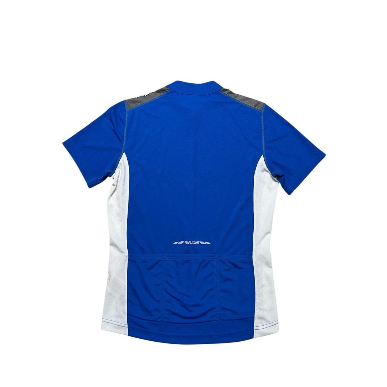 Pearl Izumi Cycling Jersey Men Medium Blue SELECT Series Short Sleeve 0706