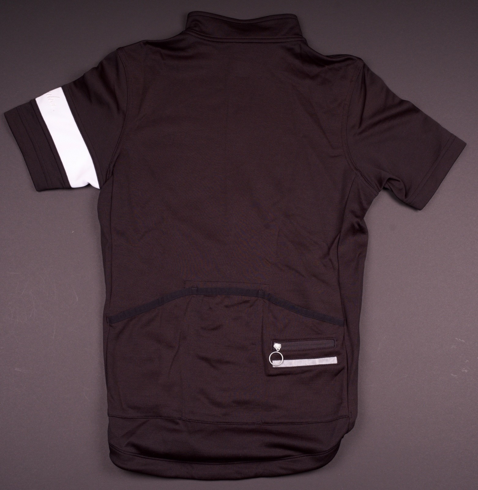 Collector Vintage Rapha Cycling Jersey Small Black White Band