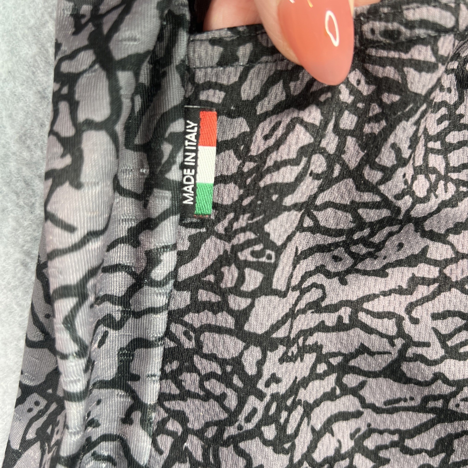 Attaquer Cycling Jersey XL Black Gray RARE LIMITED EDITION Elephant Print Italy