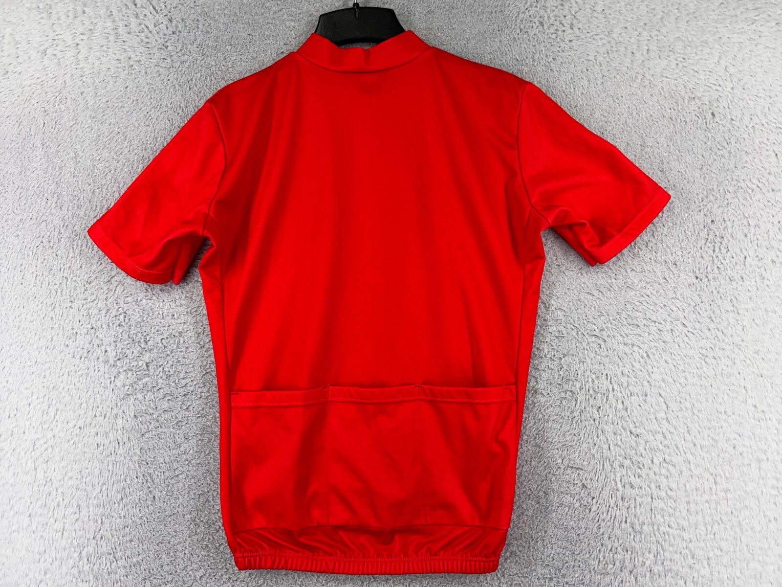 Giordana Cycling Jersey Womens Large Red 1/4 Zip Short Sleeve Cotton Blend