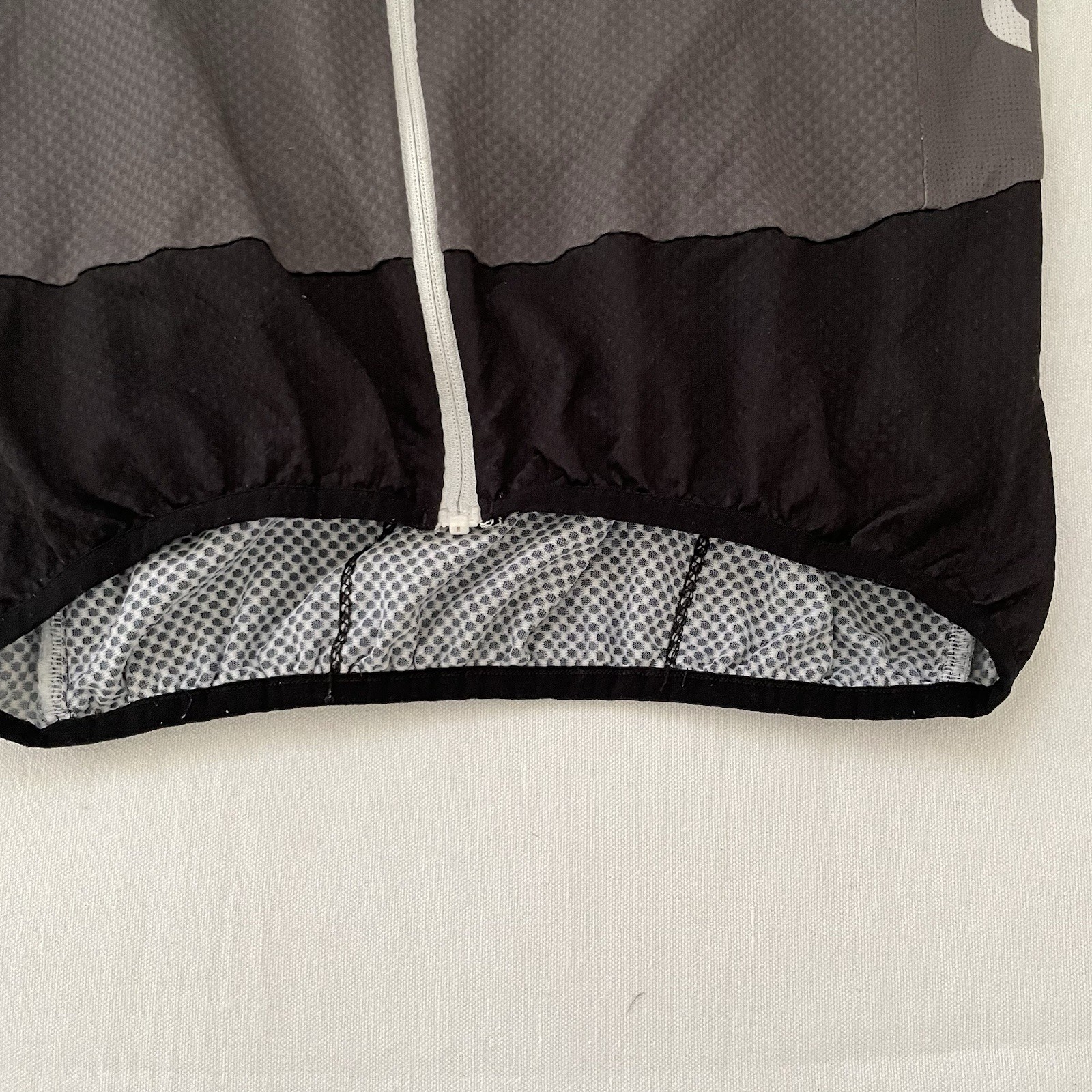 POC Cycling Jersey Men’s Medium Full Zip Short Sleeve Gray Black Road Bike