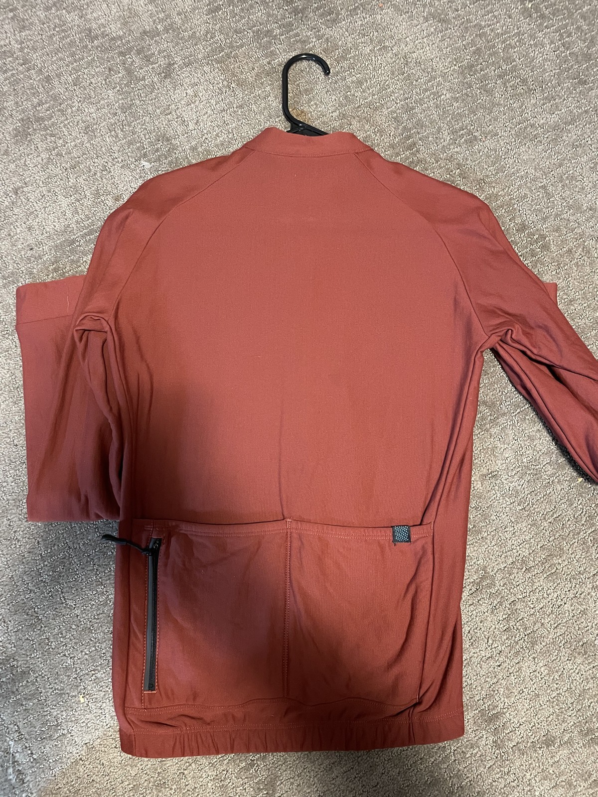 Ornot Men’s Medium Winter Cycling Jersey Long Sleeve Thermal Fleece