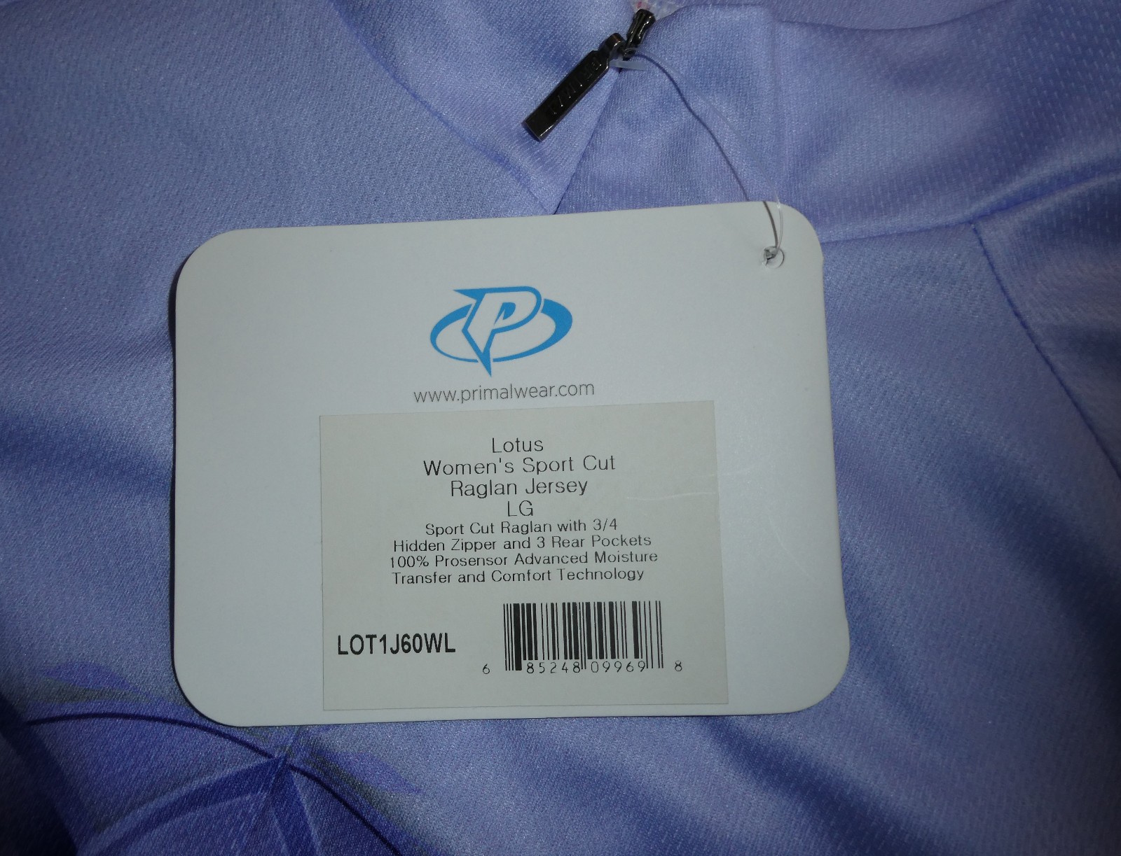 NWT – Primal LOTUS Cycling Jersey, Women’s L – Sport Cut