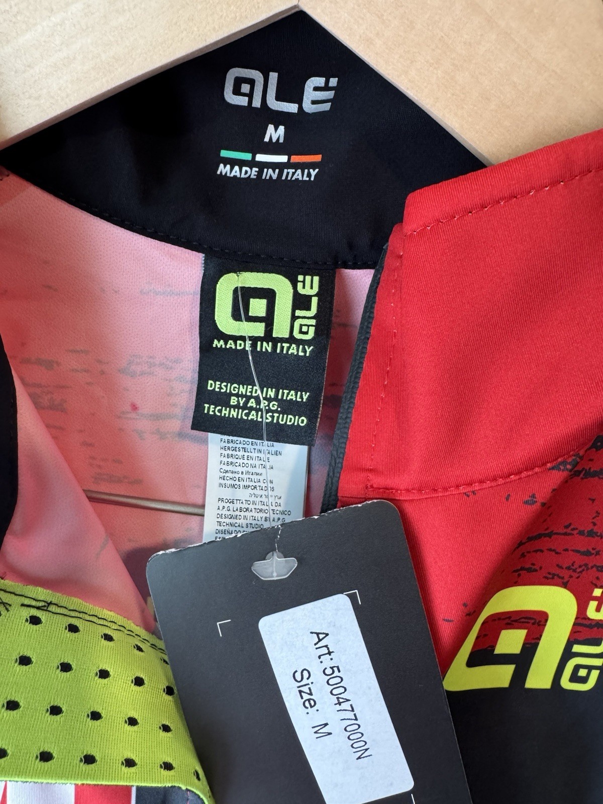 Alé M Cycling Jersey Full Zip Short Sleeve Mock Neck with MATCHING Windbreaker
