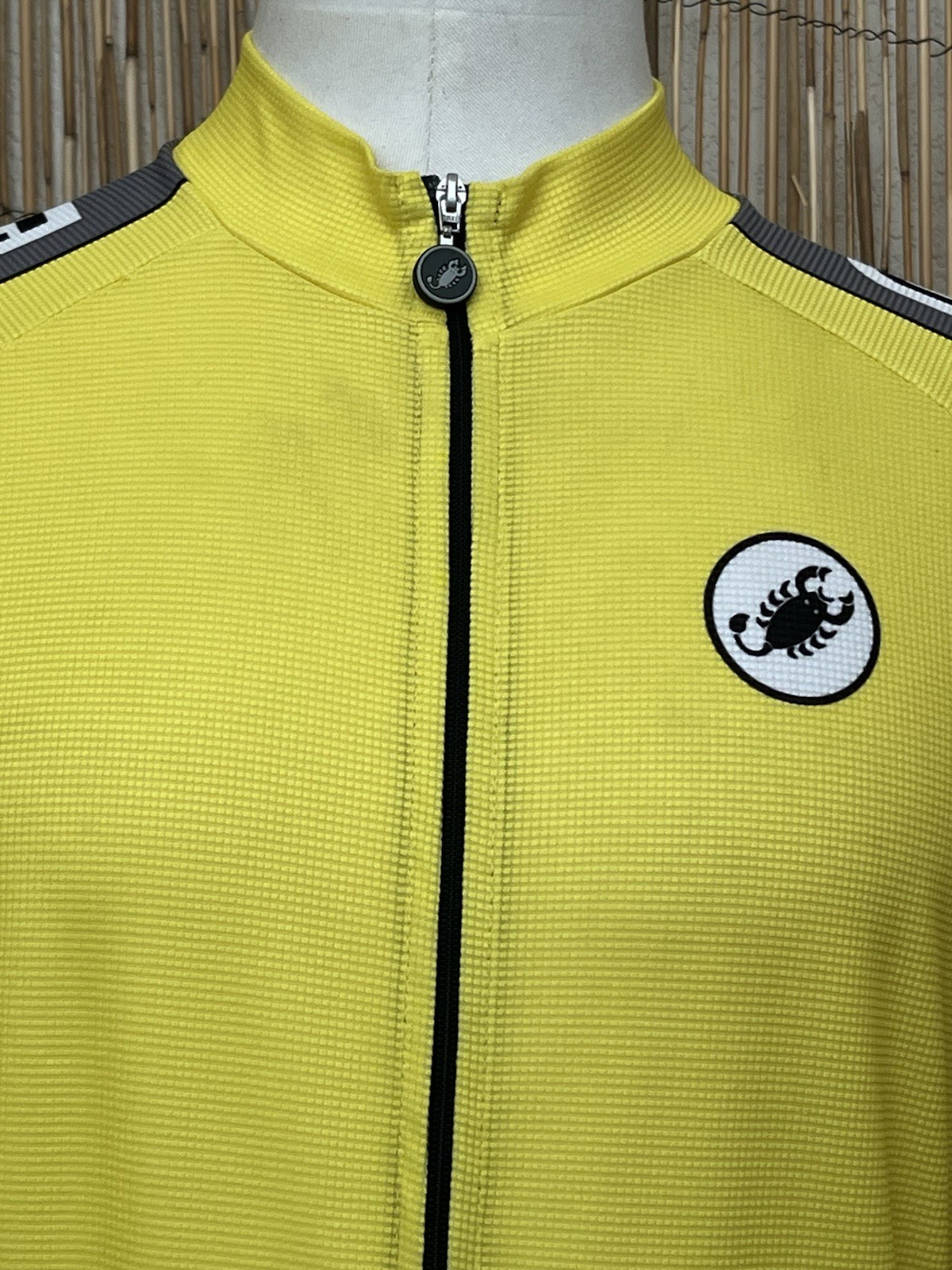 Castelli Mens Full Zip Cycling Jersey-Large-100% Polyester-Made In Italy