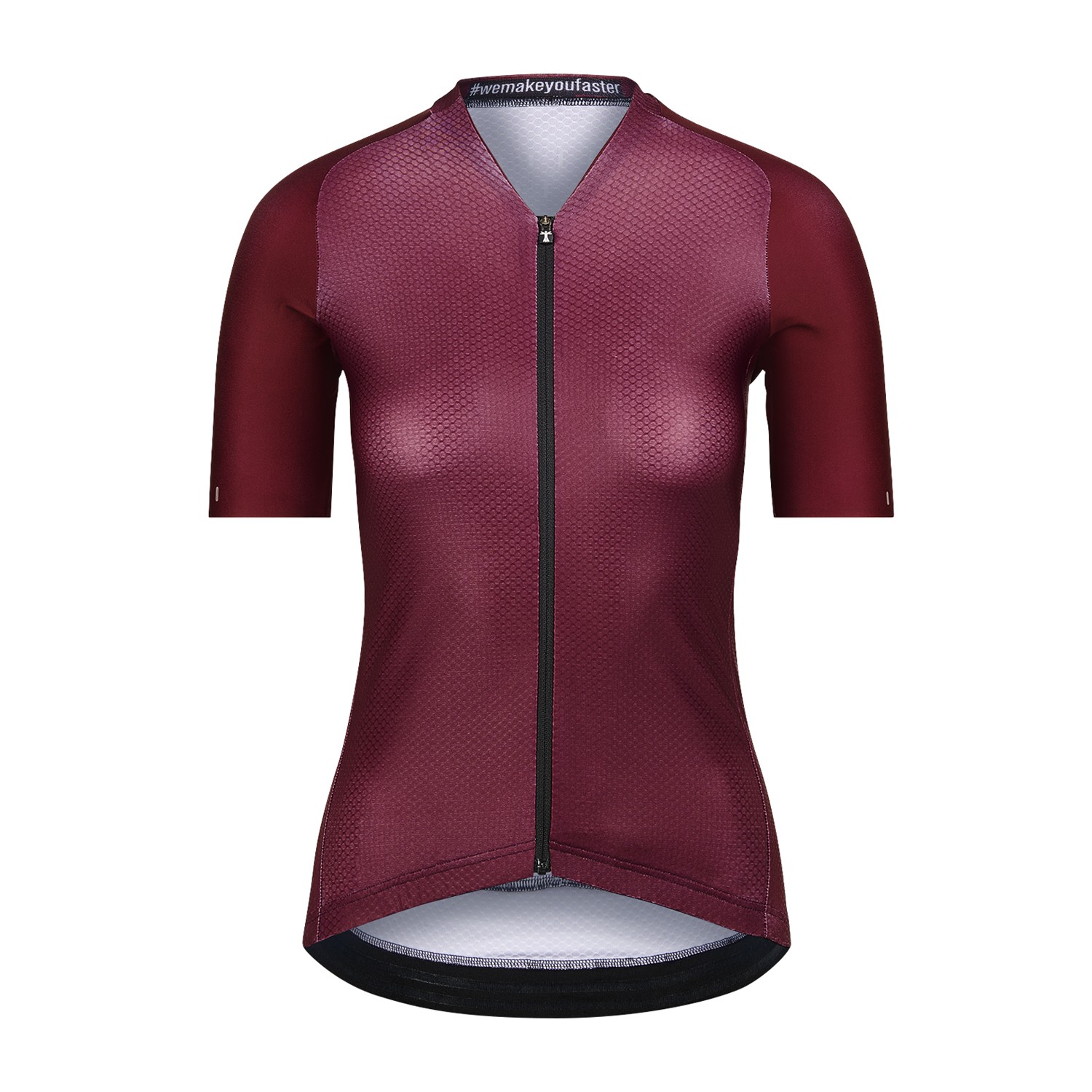 BIORACER icon cold black fietshirt front women’s burgundy mat XL single unit