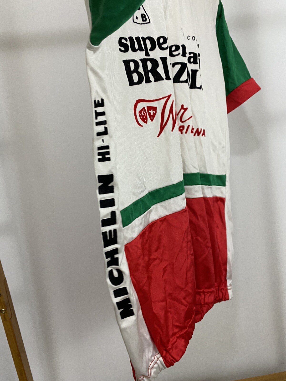 VTG 80s Supermercati Brianzoli Michelin Hi-Lite Cycling Jersey Italy Size S