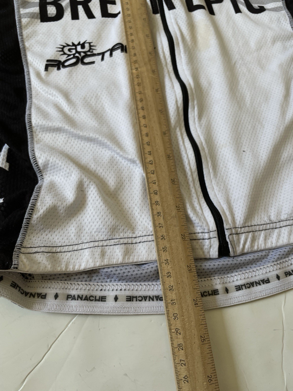 Panache Cycling Jersey Breck Epic Colorado MTB Race Size Small White