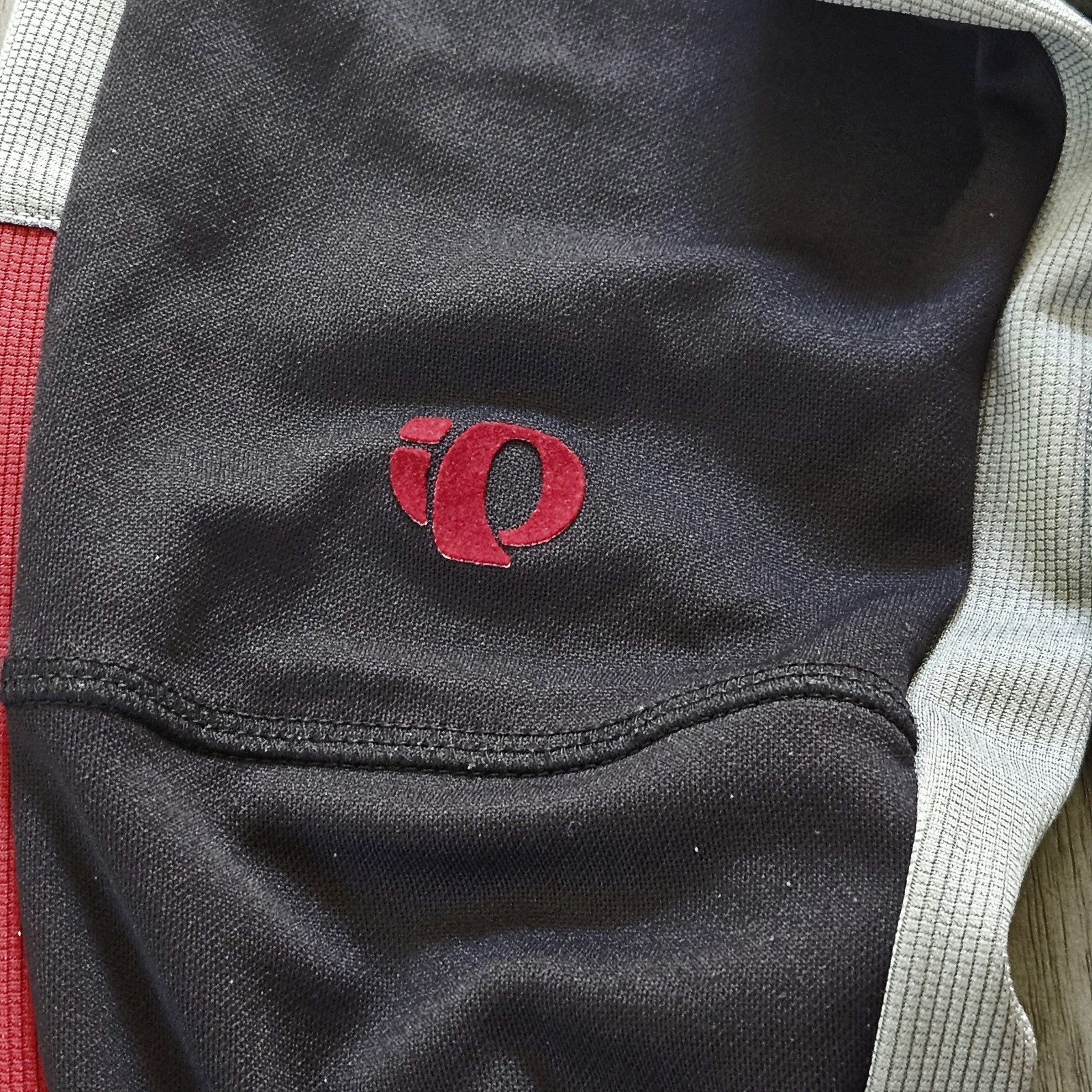 Pearl iZumi Womens Large Full Zip Cycling Jersey Pockets L Sleeve Black Maroon