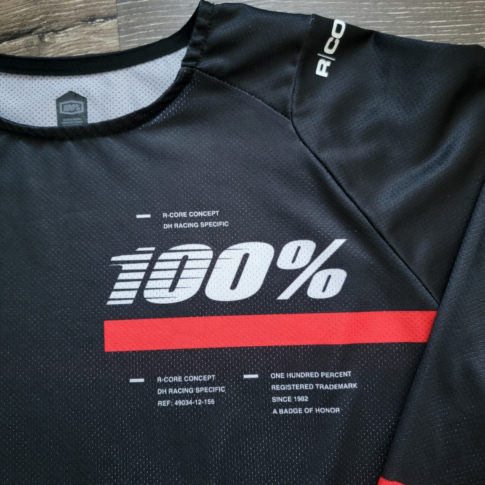 100% R-Core X Jersey Men’s Medium Red Black Racing