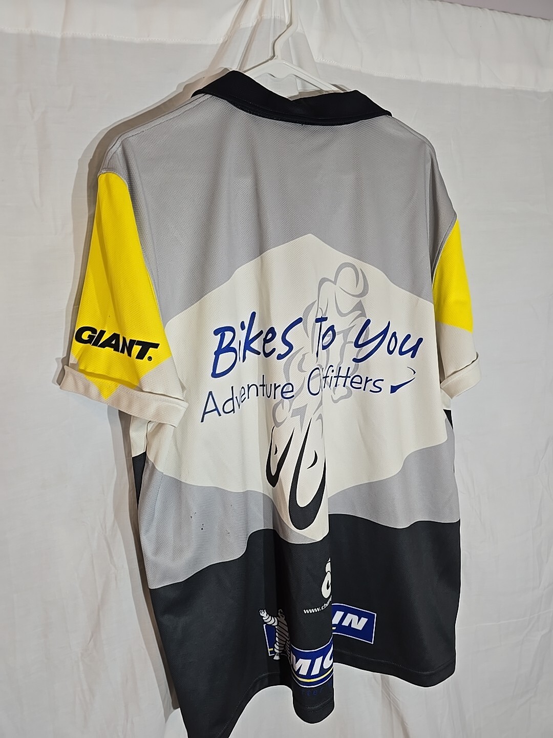 Team Giant/Michelin Cycling Logo Shirt Short Sleeve Polo Size 4X
