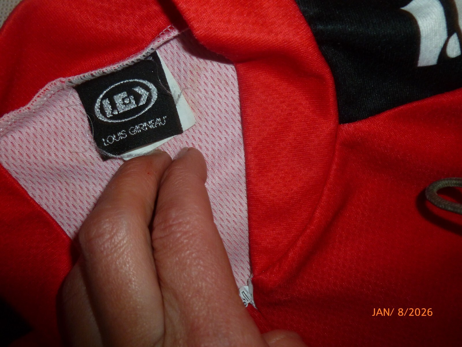 Louis Garneau Canada Cycling Jersey Bike Bicycle Running Bike Team L Large