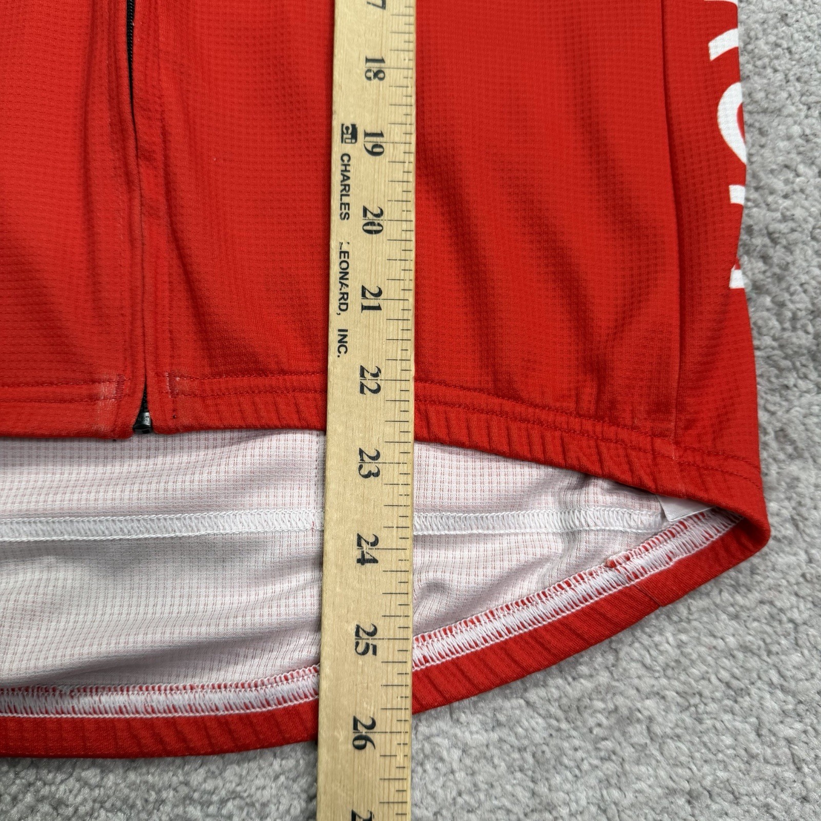 Castelli Audi Cycling Jersey Men’s Medium Red Full Zip