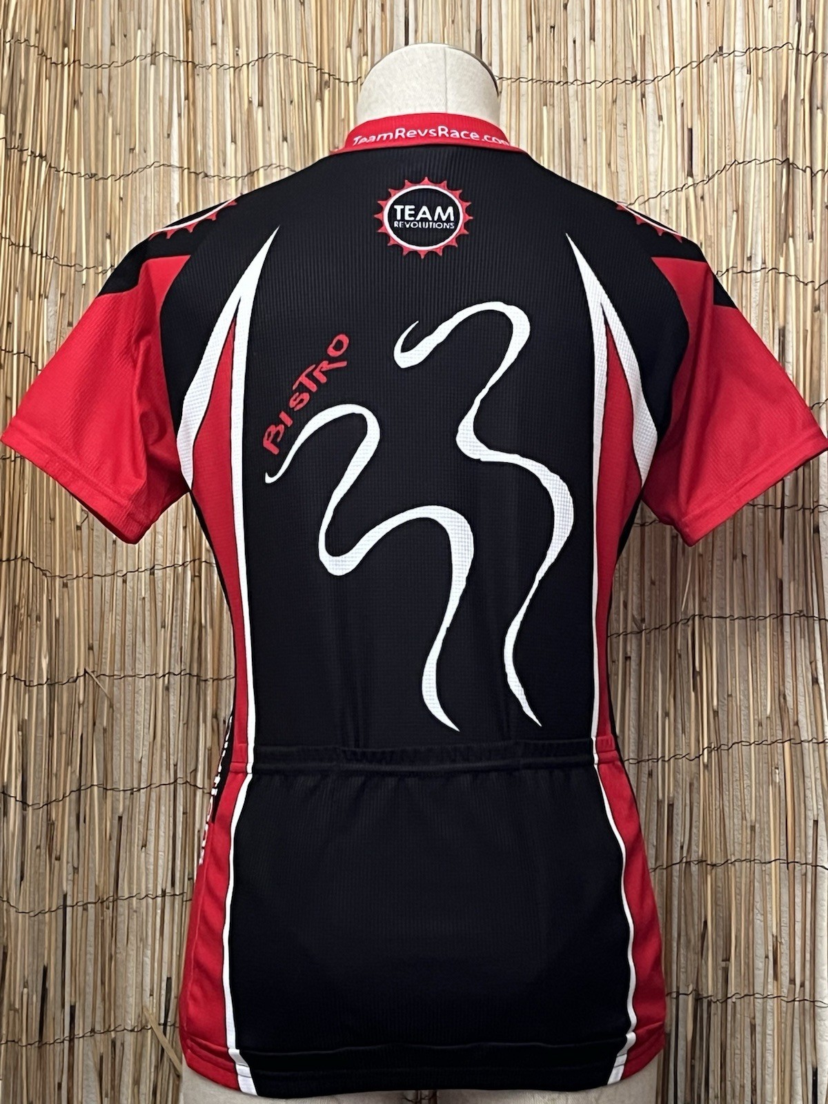 Voler Womens Team Revolutions Full Zip Cycling Jersey-Medium-100% Polyester