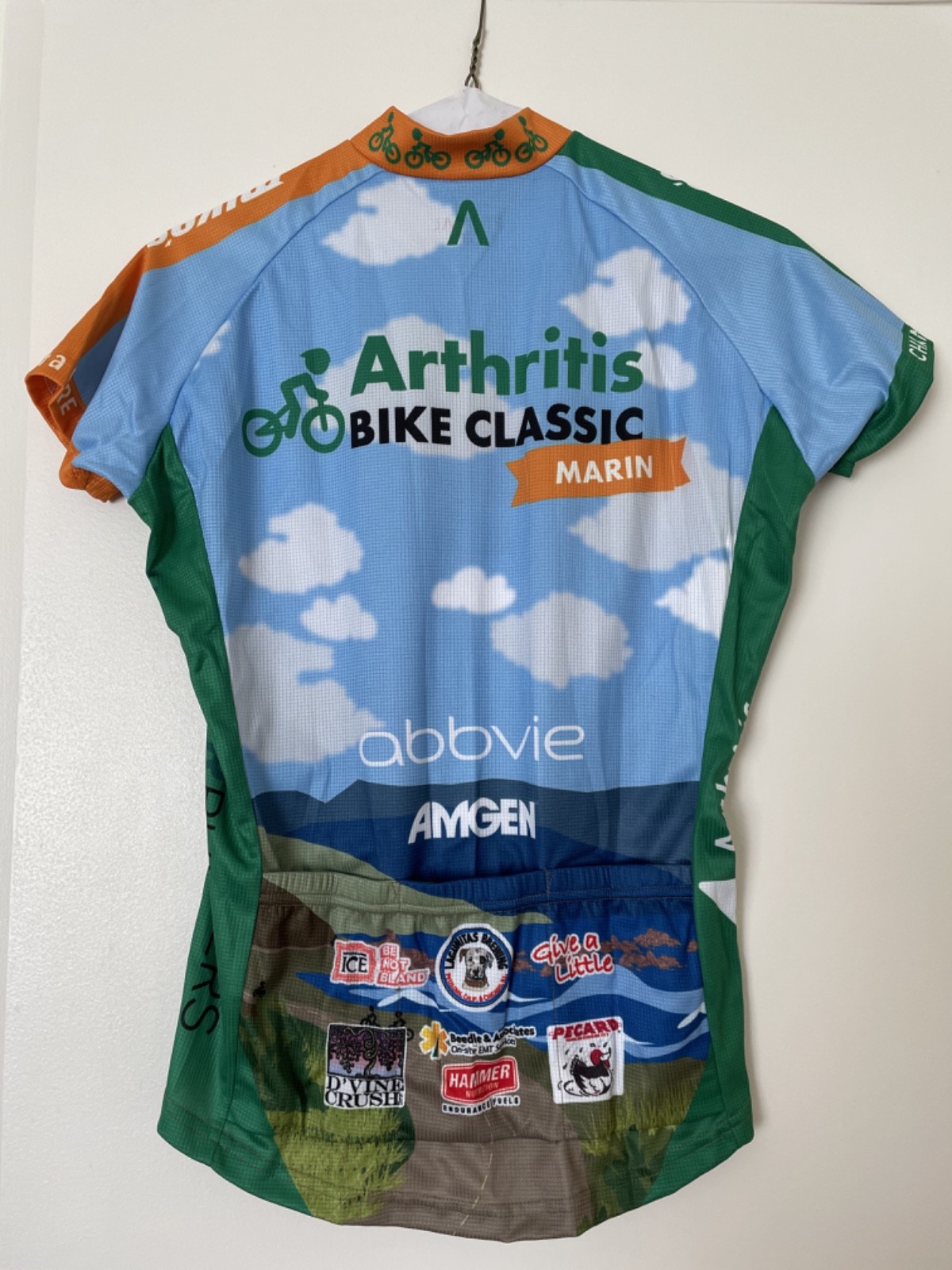 Primal Marin Headlands Bike Classic Sport Cut Raglan Women’s Cycling Jersey XS
