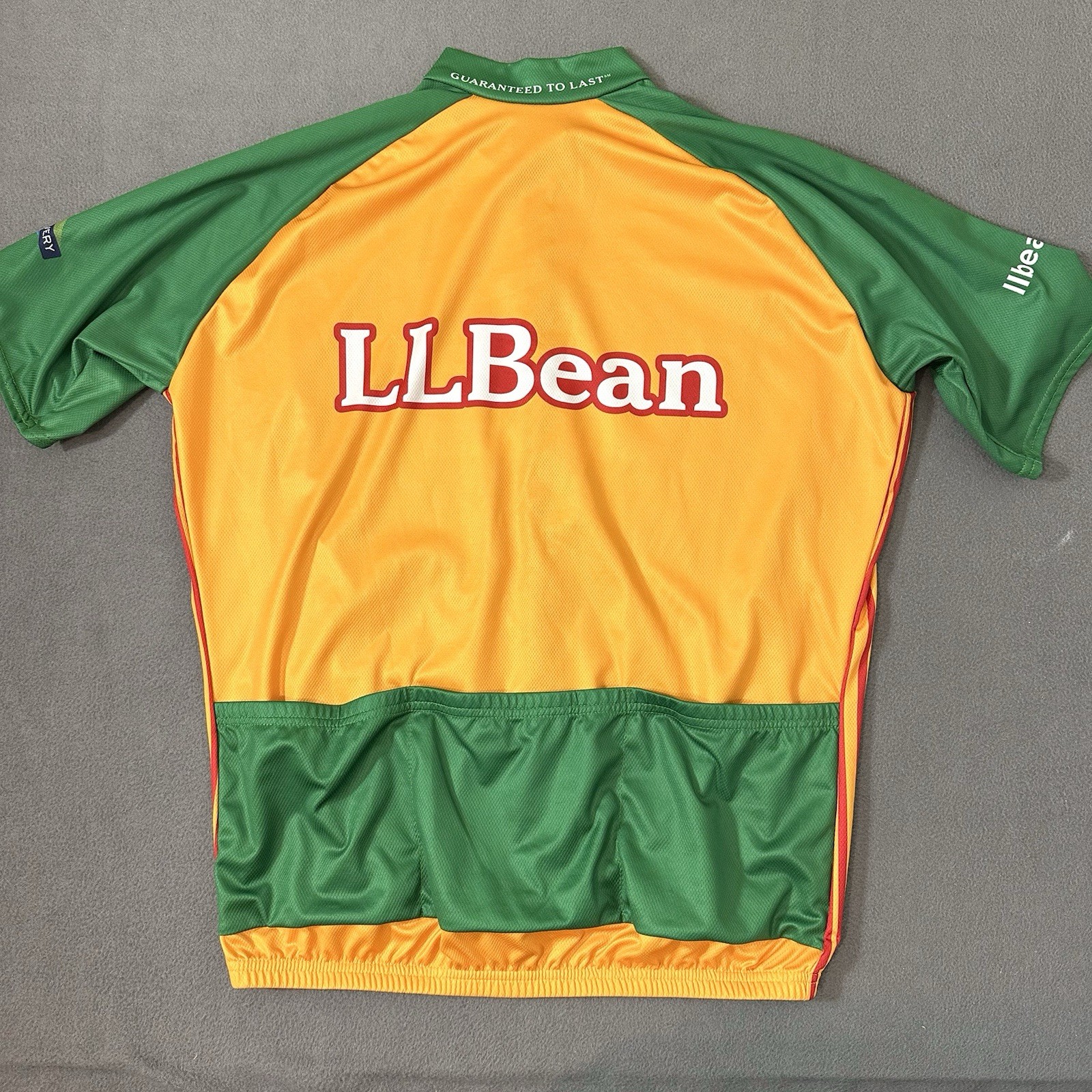 LL Bean Vomax Full Zip Cycling Jersey Mens 2XL XXL