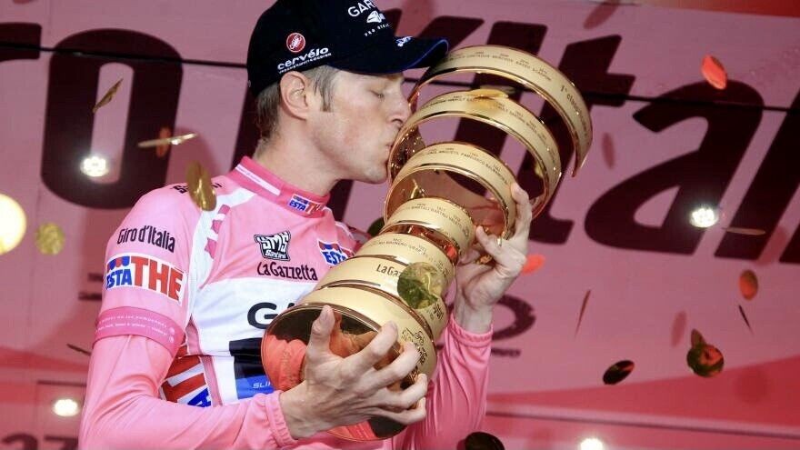Garmin Cervélo 2012 Giro d’Italia Pink Jersey worn by Hesjedal Tour de France