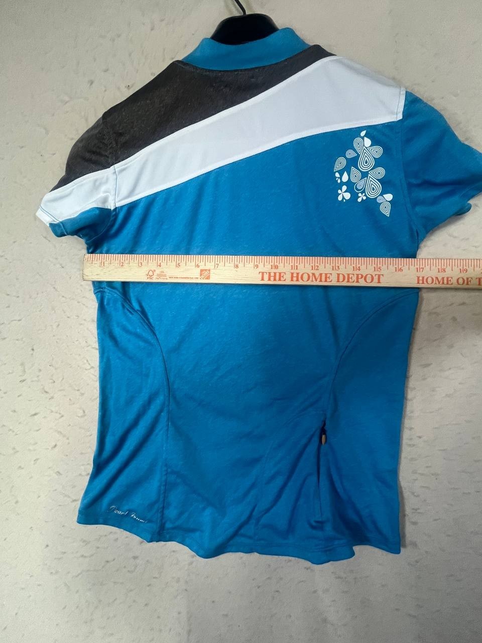 Pearl Izumi Women’s Cycling Jersey Medium Blue Full Zip Lightweight Pockets