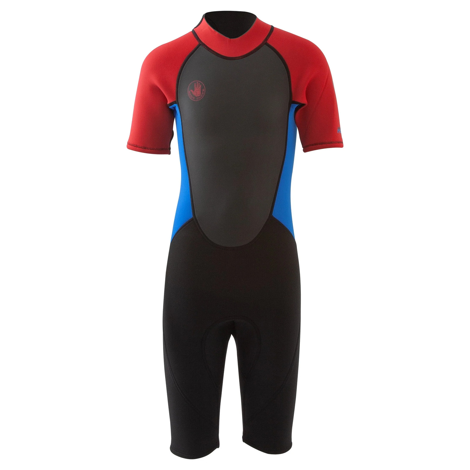Body Glove Pro3 Junior Short Sleeve Spring Wetsuit, 2/1mm Neoprene, Back Zip, Re