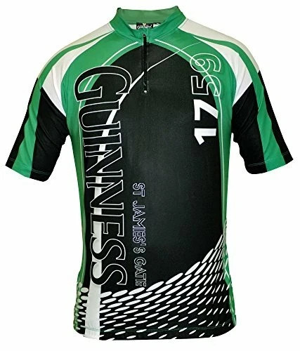 Guinness Ireland Cycling Jersey St. James’s Gate 1759 Men’s Size Med Green Black