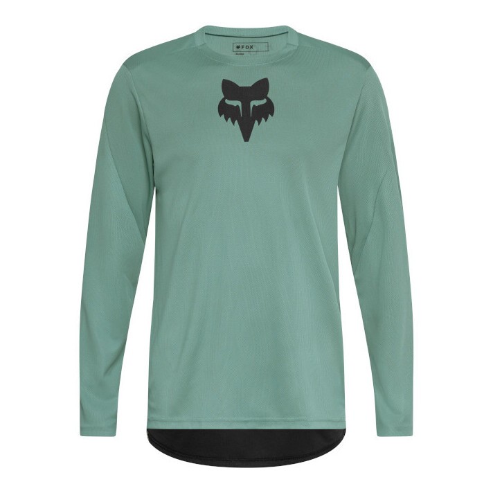 FOX MTB Long Sleeve Jersey Ranger MTB Downhill Shirt Blue Green Red Black