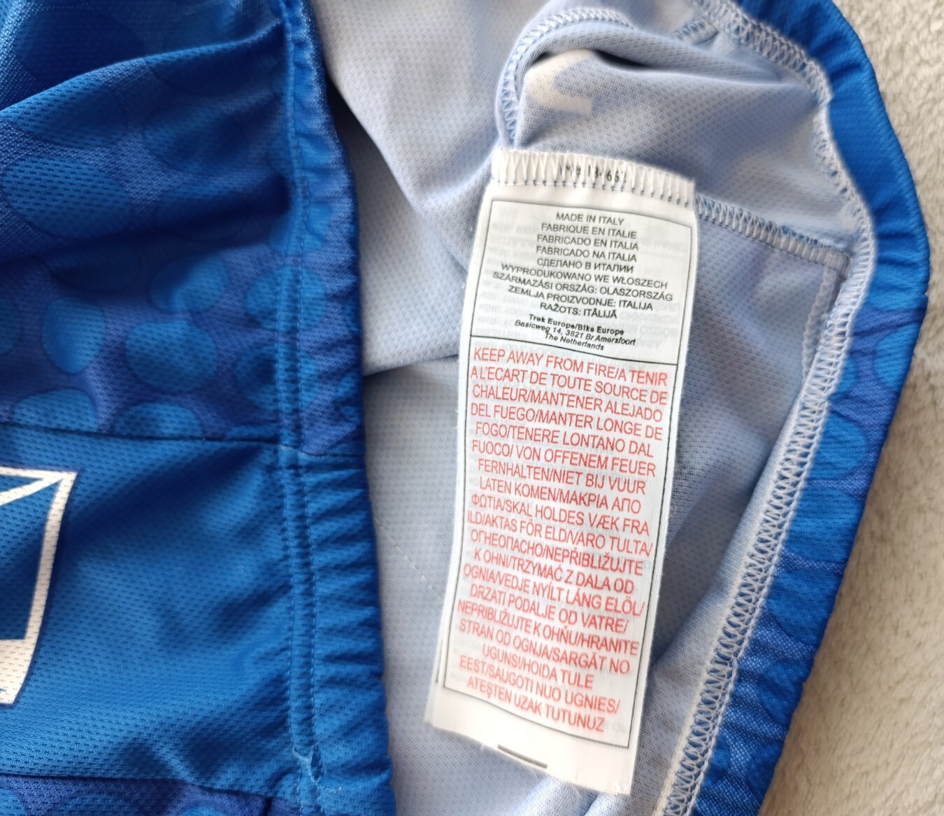 US Postal Service USPS Trek Giro Nike mens Blue cycling jersey size M