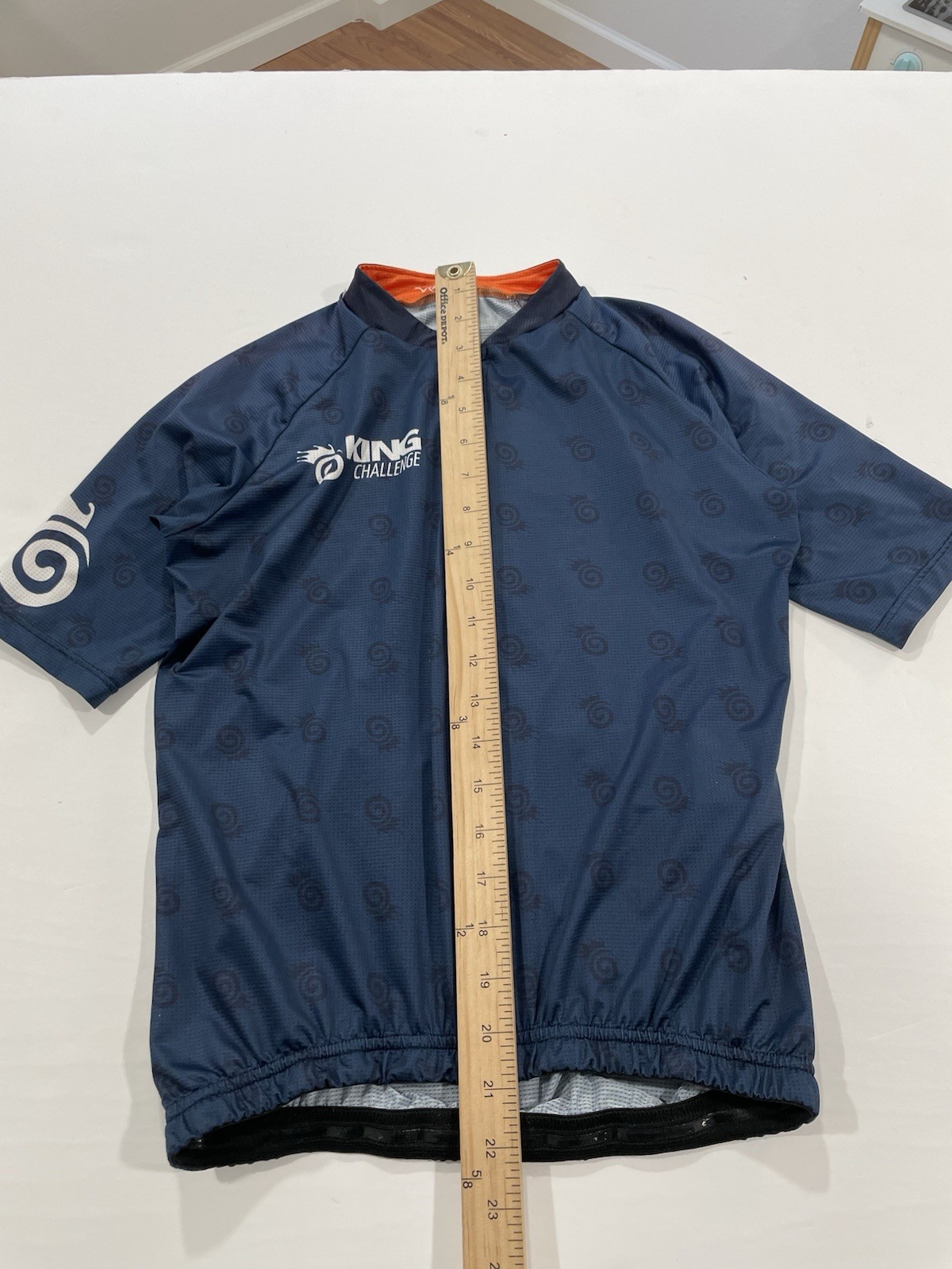 Velocio Men’s Small MEN’S ULTRALIGHT Cycling JERSEY Blue Full Zip Made In Italy