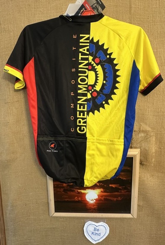NWT Pactimo men’s multi-color cycling M short sleeve jersey ¾ front zipper multi