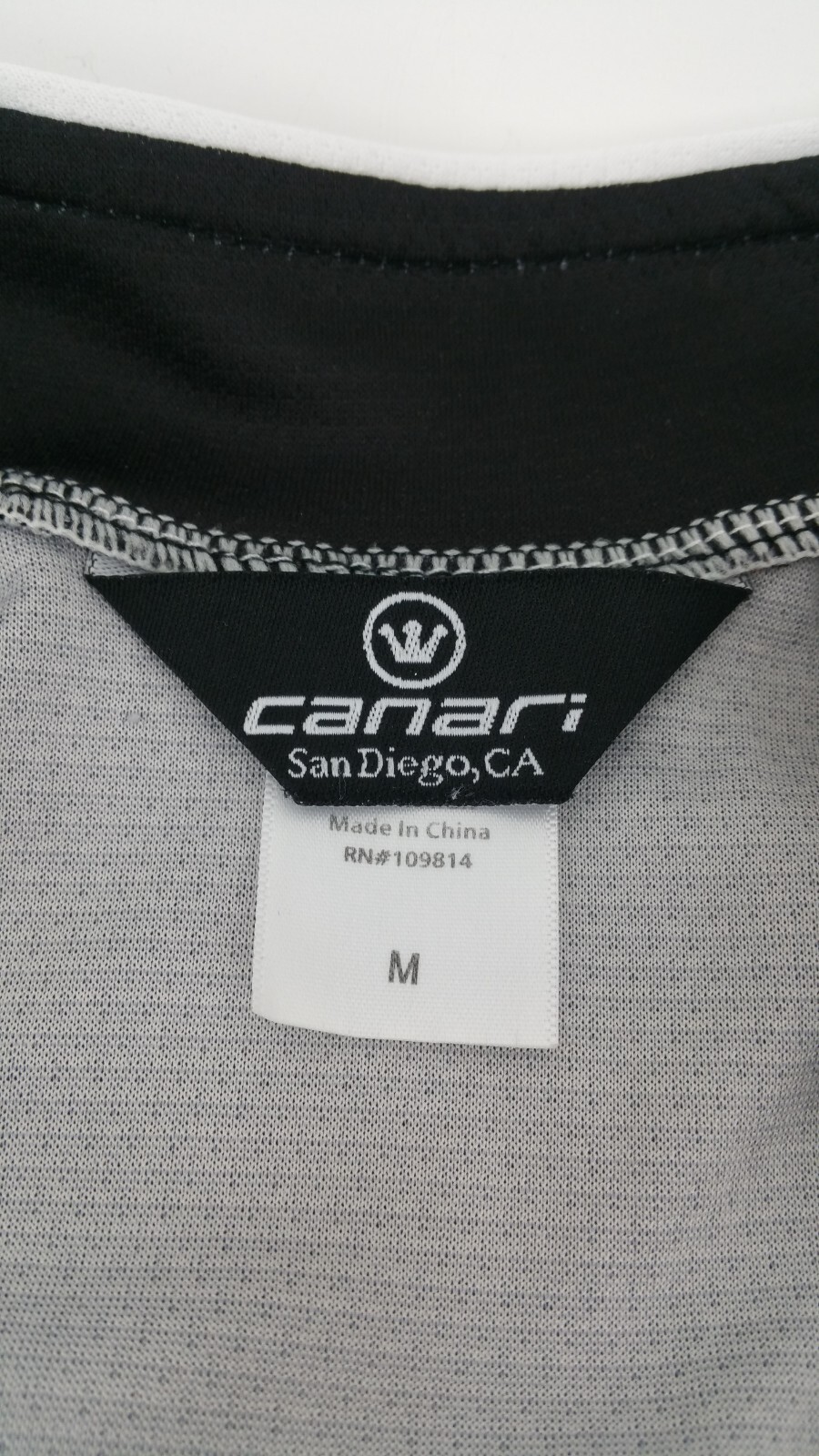 Canari Cycling Jersey Womens Medium Pretty Floral Full Zip Rear Pockets Bike Top