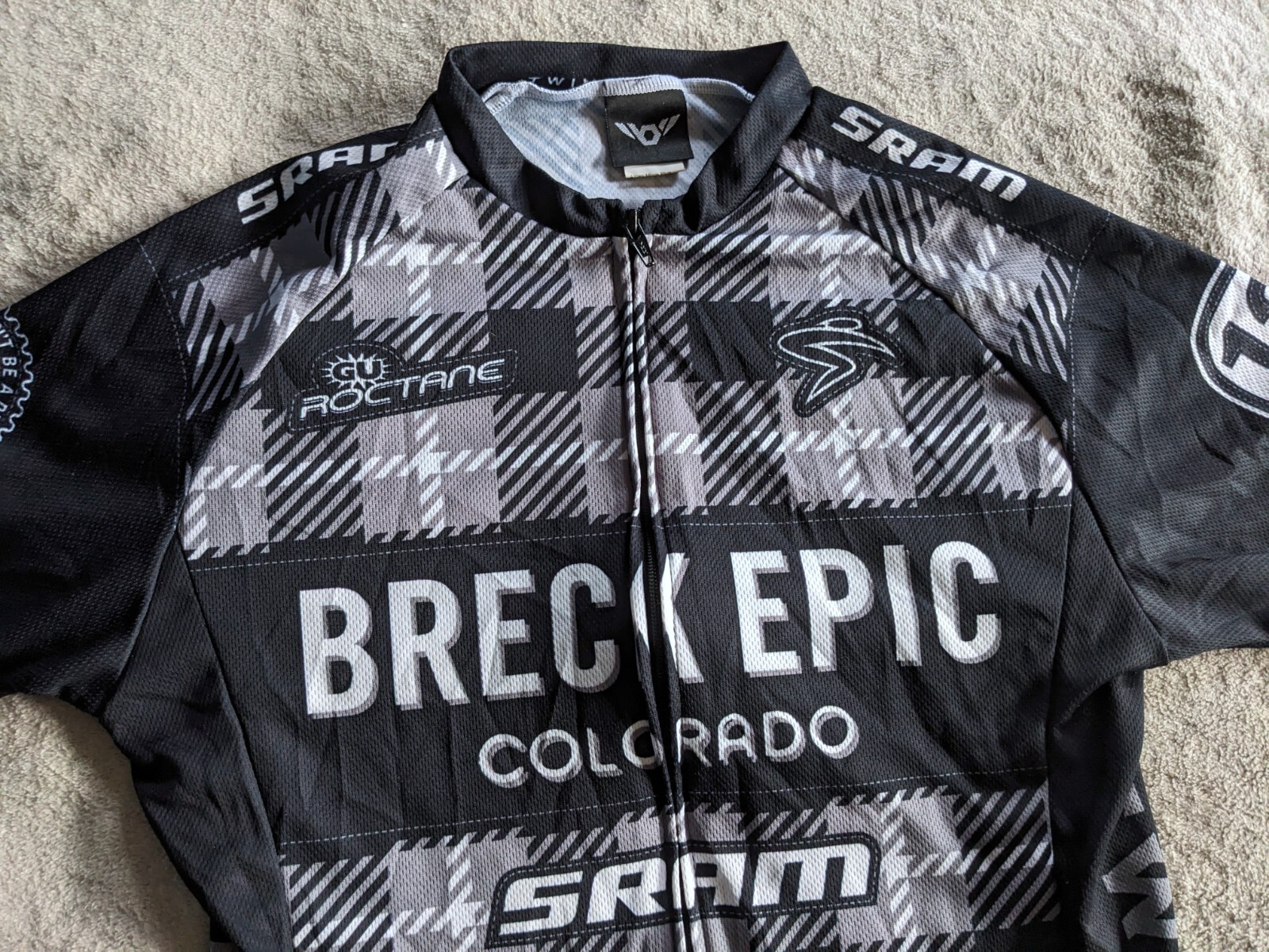 TWIN SIX Breck Epic Colorado Cycling Jersey Womens M White Black Bicycle